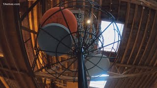 Macon disc golf club set up putting lanes at brewery