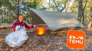 TEMU Camping Survival Challenge