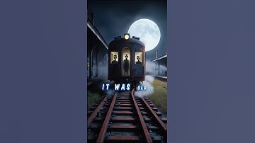 The Forgotten Train Station: Trapped in Time Endless Loop!#CreepyTrain #GhostStation #horrorshorts