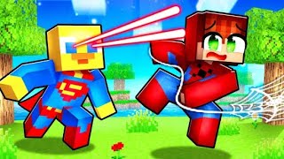 SUPERHERO Speedrunner VS Hunter in Minecraft