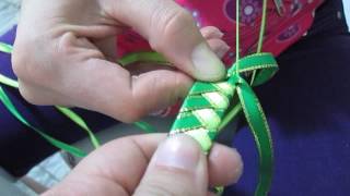 Tejido para Diadema Balacas con 4 Cintas.
