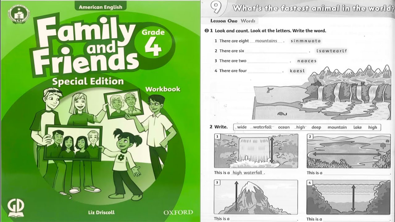 [Phần nghe - Workbook] Family and Friends Grade 4 Unit 9 - YouTube