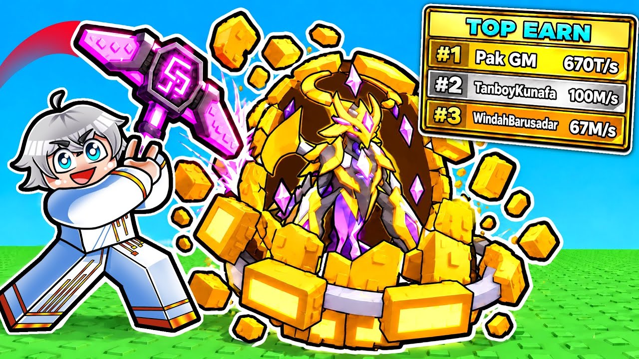 Aku Coba TRIK Bocil Lagi di Break and Steal an Egg, Dapet PET OMEGA?!