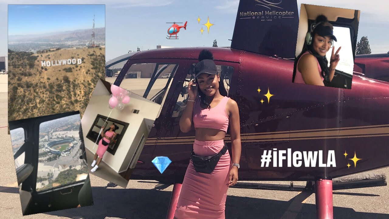 My Birthday Vlog | I FLEW LA!! HELICOPTER TOUR!!! ♡