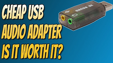 Cheap USB Audio Adapter Are They Any Good Test | USB Sound Card?