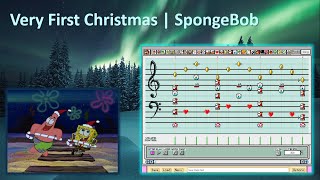 Xmas Special Very First Christmas From Spongebob Squarepants But Its A Super Mario Paint Cover