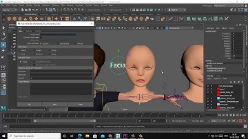 Female character Rigging timelapse