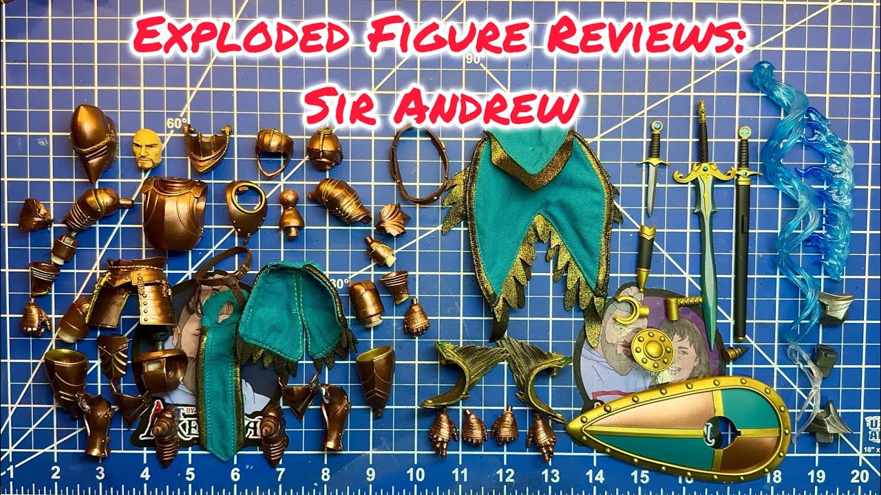 Exploded Figure Review: Mythic Legions Sir Andrew - YouTube