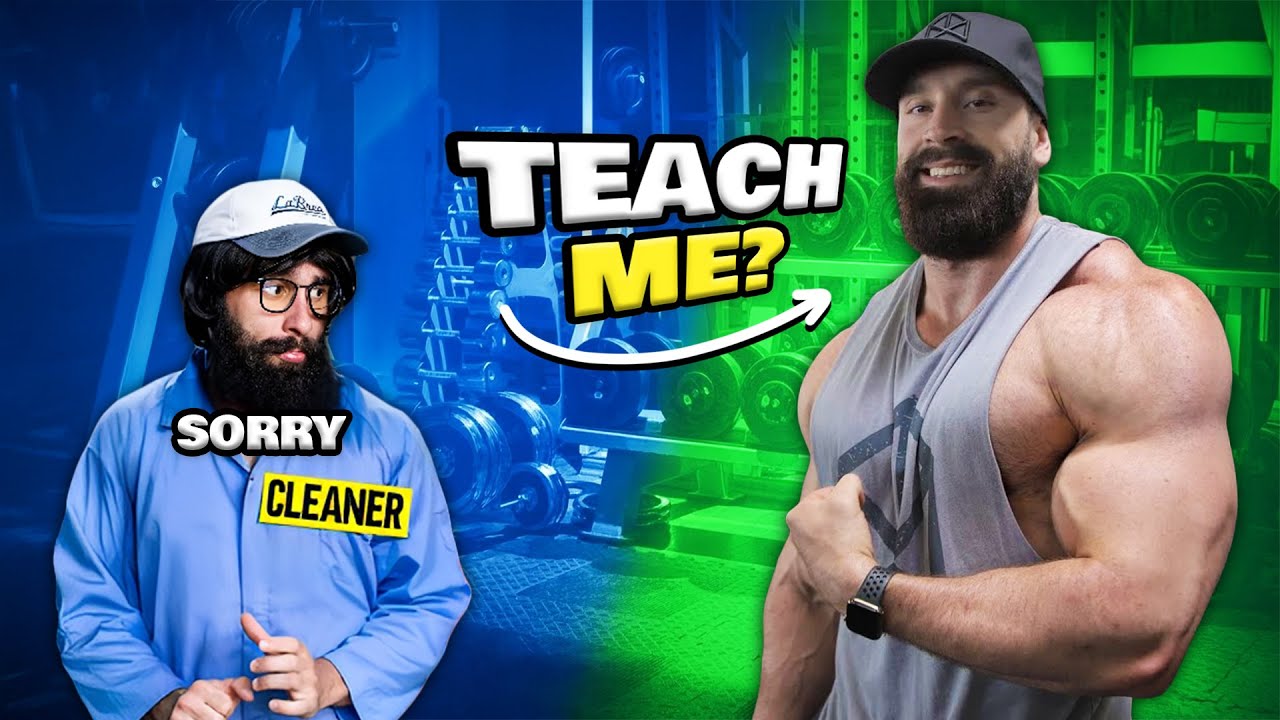 ELITE Powerlifter ANATOLY Use 32kg Mop in a GYM Pretended to be a CLEANER #12