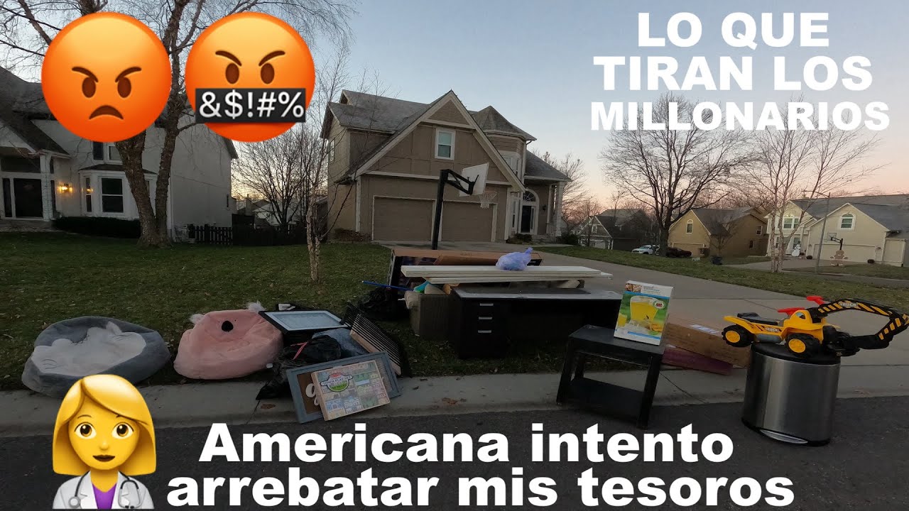 😡 Intentaron arrebatar mis cosas / LO QUE TIRAN EN USA / VENTA DE GARAGE EN USA / Cristian Con d