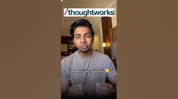 Thoughtworks Interview experience is live now 🔥 Tap 👆🔗 #interviewexperience #thoughtworks #sde