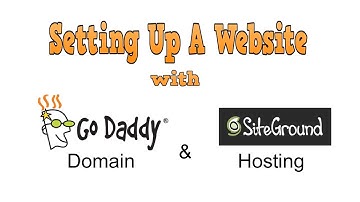 Creating a Website with Godaddy and SiteGround