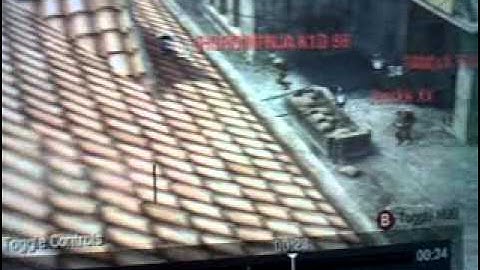 Call of duty Black Ops: random spawn tomahawk kill across the map