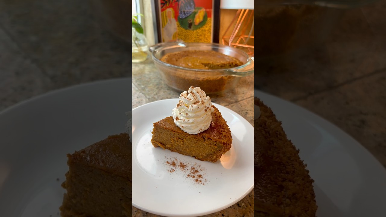 Pumpkin pie with condensed milk 