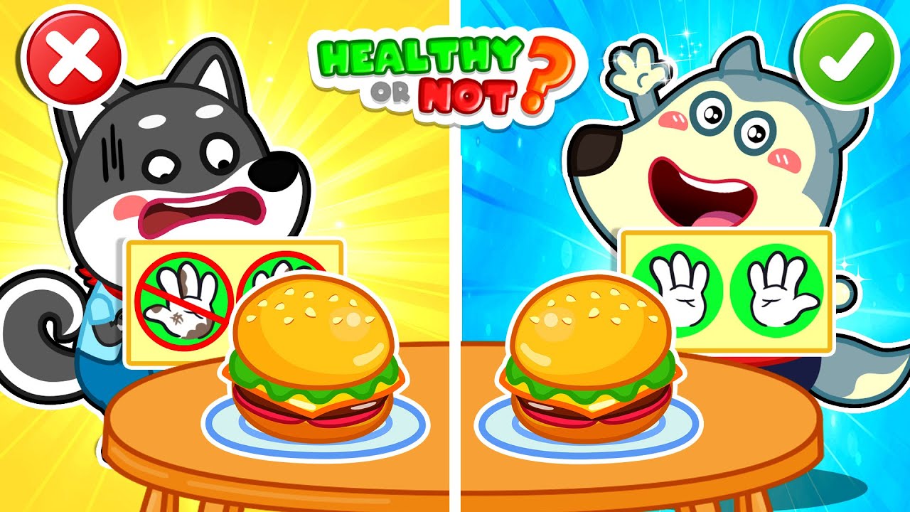 Lavons-nous Les Mains ! Sain Ou Pas ? 🖐 Dessin Animé Pour Bébé 🎉 Collection D'épisodes