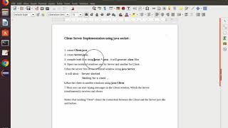 Assignment 1 : Socket programming using TCP
