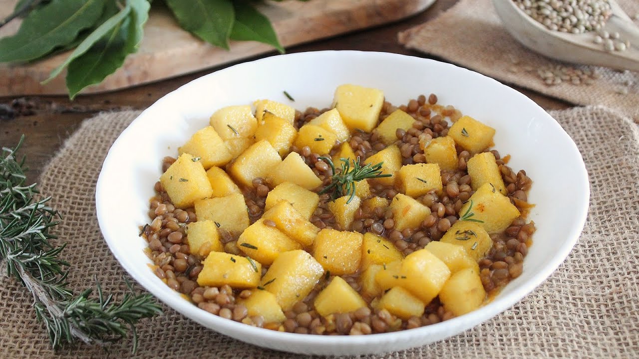 Un'antica ricetta contadina: la ZUPPA DI LENTICCHIE E POLENTA- La cucina di Rita