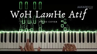 Video thumbnail of "Woh Lamhe Woh Baatein | Piano Cover | Atif | Aakash Desai"