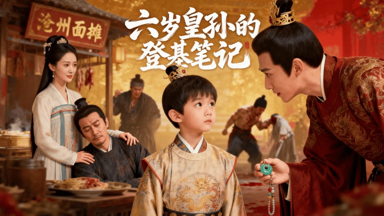 🍜「爺爺，面錢還沒給呢！」六歲皇孫流落民間擺攤，皇帝微服吃麪吃出親孫子。回宮遭污血脈，昏迷的爹正好醒了