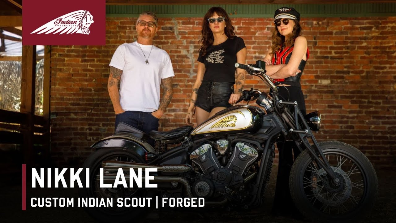 Indian Motorcycle reveals custom Indian Scout built by Brittney
