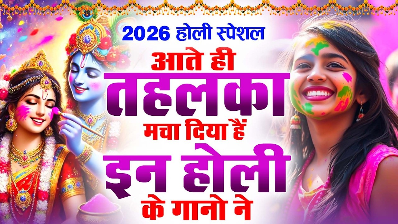 2026 के होली भजन | Nonstop Holi Bhajan 2026 | Radha Krishna Holi Bhajan | 2026 Holi Bhajan