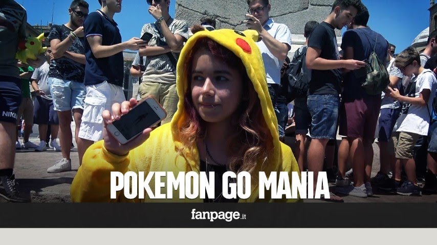 Pokemon Go mania: allenatori a caccia al centro di Roma