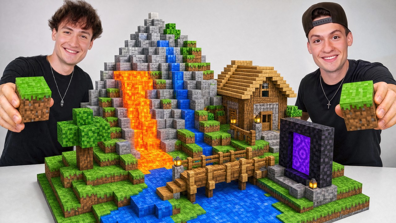 I Built Minecraft In Real Life!