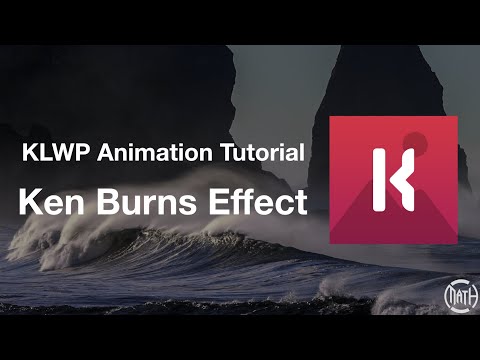 KLWP Animation Tutorial - Ken Burns Effect