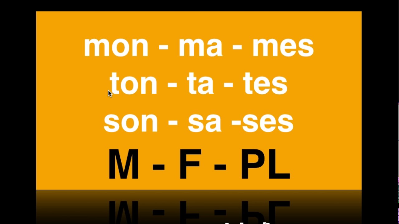 KS3 French - Relationships...