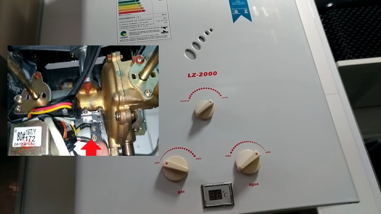 Aquecedor Água Lorenzetti LZ2000 Não Liga Chamas Não Funciona, Serve Também alguns Outros Linha LZ