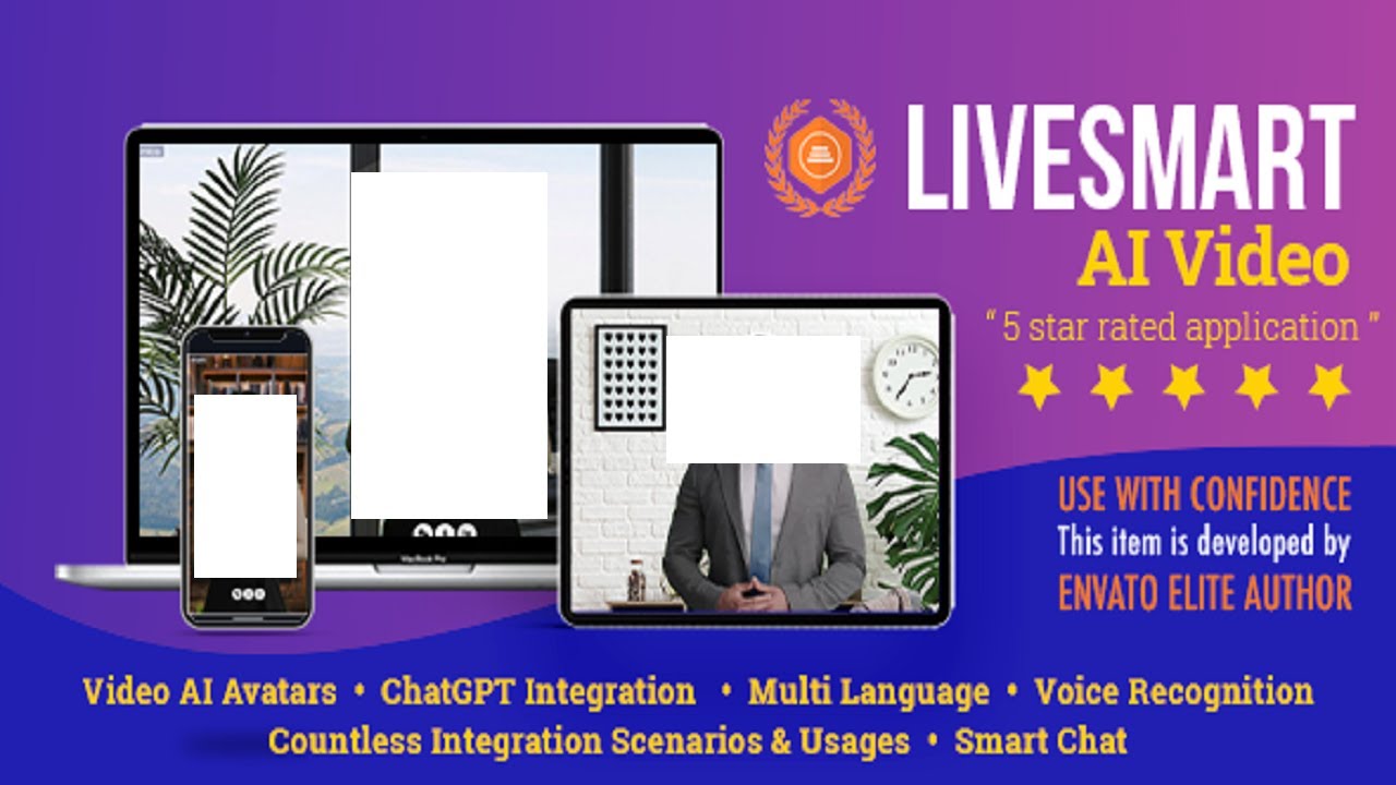 LiveSmart AI Video Smart Video Avatars with ChatGPT - YouTube