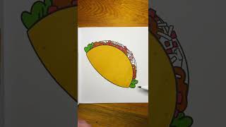 Color this Taco with me #coloringbook  #colorwithme  #coloringcommunity  #coloringpages