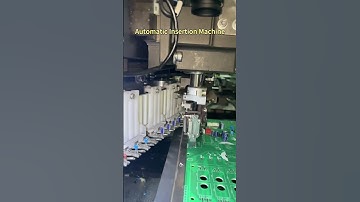 PCB inserter in slow-mo: robots precision-dance—tech ballet in motion! #pcb  #pcba