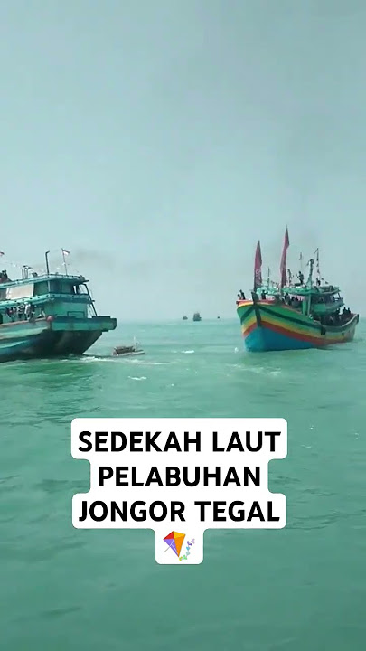 SEDAKAH LAUT PELABUHAN JONGOR TEGAL  #fyp #fypshort #tegalkota #sedekahlaut