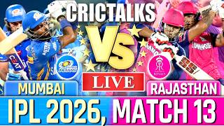 Live: MI vs RR Final Live Match Today IPL 2026 Score Commentary, Mumbai vs Rajasthan