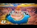 Flying over arizona 4k u peaceful music with beautiful nature scenery for stress relief
