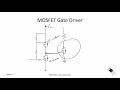 Power electronics  the totem pole circuit and mosfet gate drivers