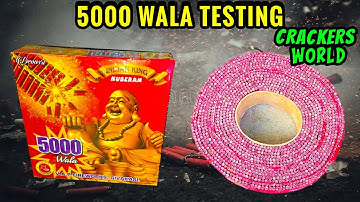 5000 Wala Testing 5000 சரவெடி அதிரடி | Sivakasi Crackers | Crackers World