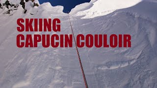 Capucin Couloir  Steep Skiing and an exercise in survival!