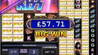 £310 SUPER BIG WIN (103 X STAKE) KISS ™ BIG WIN SLOTS AT JACKPOT PARTY screenshot 1