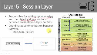 51   OSI Layer 5   The Session Layer