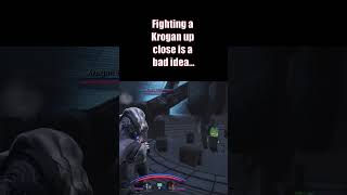 Fighting a Krogan up close is a BAD IDEA #shorts #masseffect #bioware