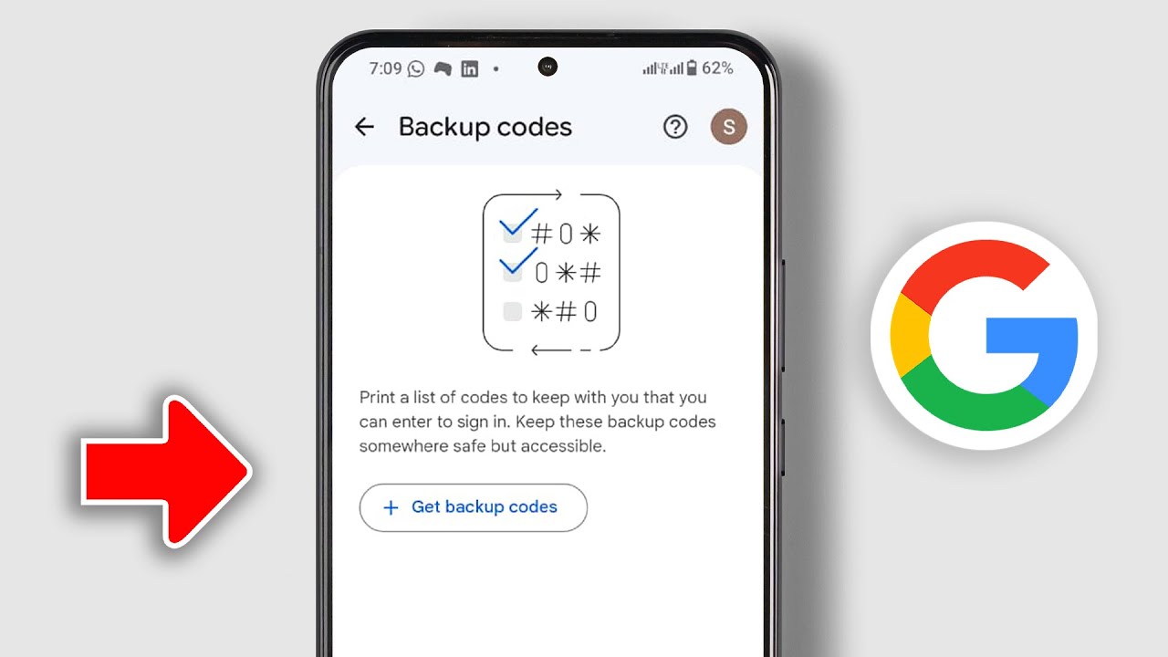 Как найти коды резервного копирования вашей учетной записи Google
