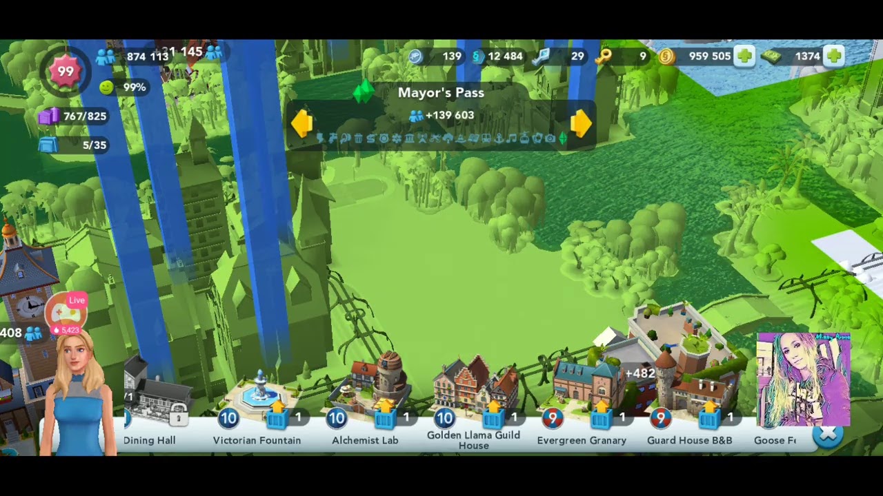 SimCity Buildit *new* Designing island& answering questions - YouTube