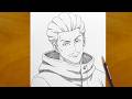 Drawing Hakari Kinji From Jujutsu Kaisen | Realistic Anime Manga Sketch Process