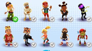 unlocking all store of subway surfers