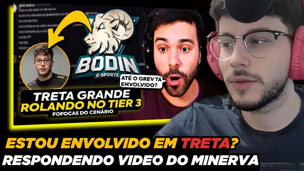 🚨 BOMBA! ESTOU ENVOLVIDO EM UMA TRETA NO TIER 3? GREVTHAR REAGE E COMENTA VIDEO DO MINERVA!