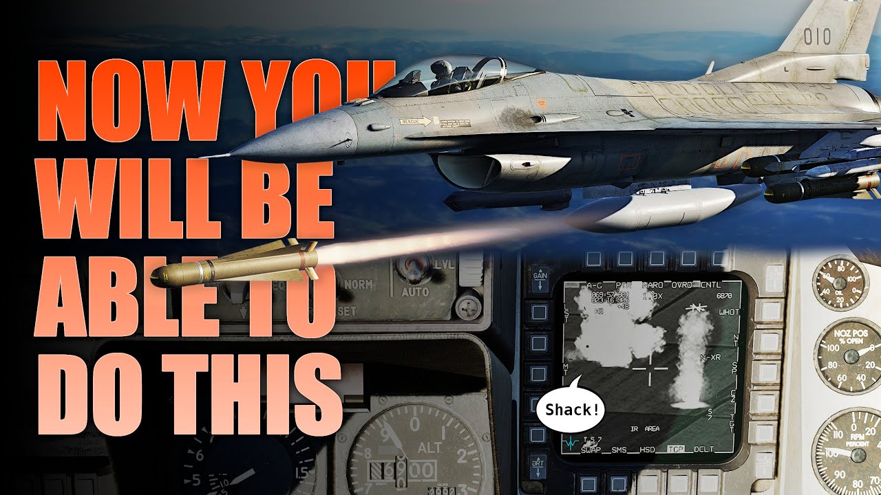 F-16 Using Maverick with Sniper Pod | DCS | Tutorial