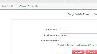Changing Ewallet Password & Security Question 90702927