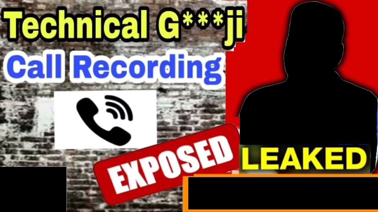 Technical Guruji brand new Call Recording Exposed   GURUJI VS SAGAR   Full Call Recording Leaked